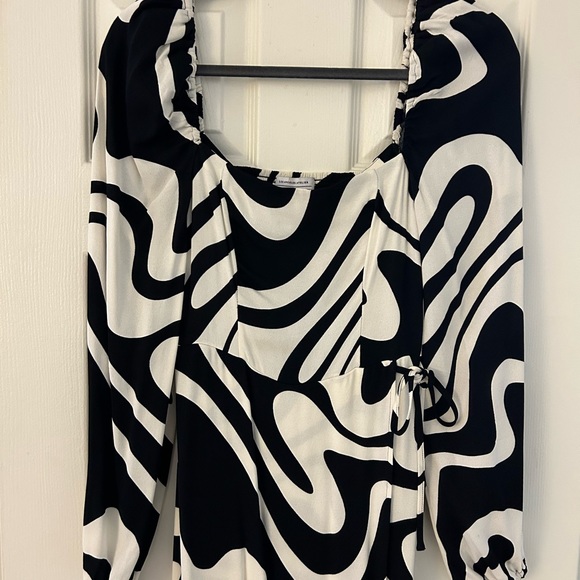 & Other Stories Square Neck Midi Dress - Picture 5 of 6